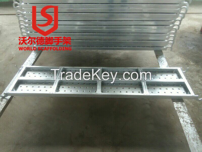 Factory sales scaffolding steel toe board with hook used for shipbuilding, construction