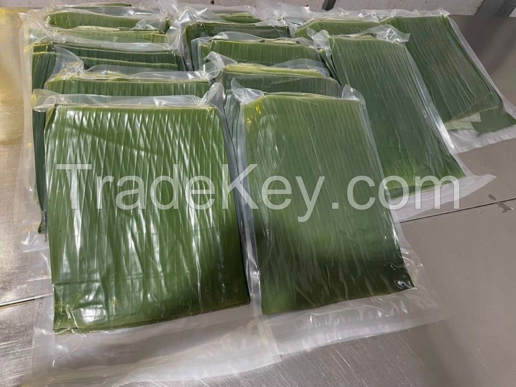 frozen banana leaves