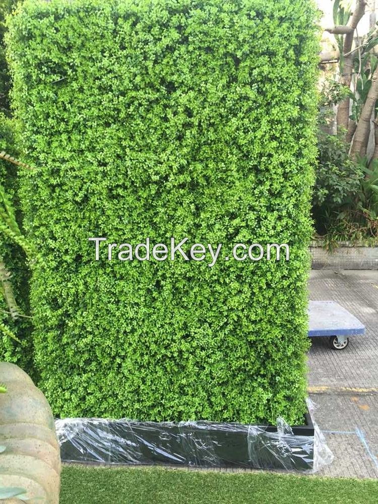 Outdoor Artificial Boxwood Garden Fence