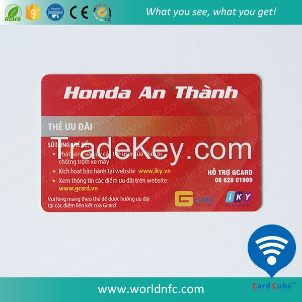 PVC Full Color Printed Proximity 125KHz/13.56MHz RFID Smart Card