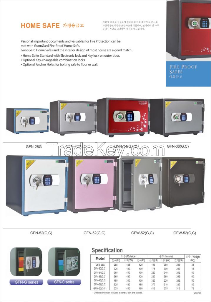 Fireproof safes