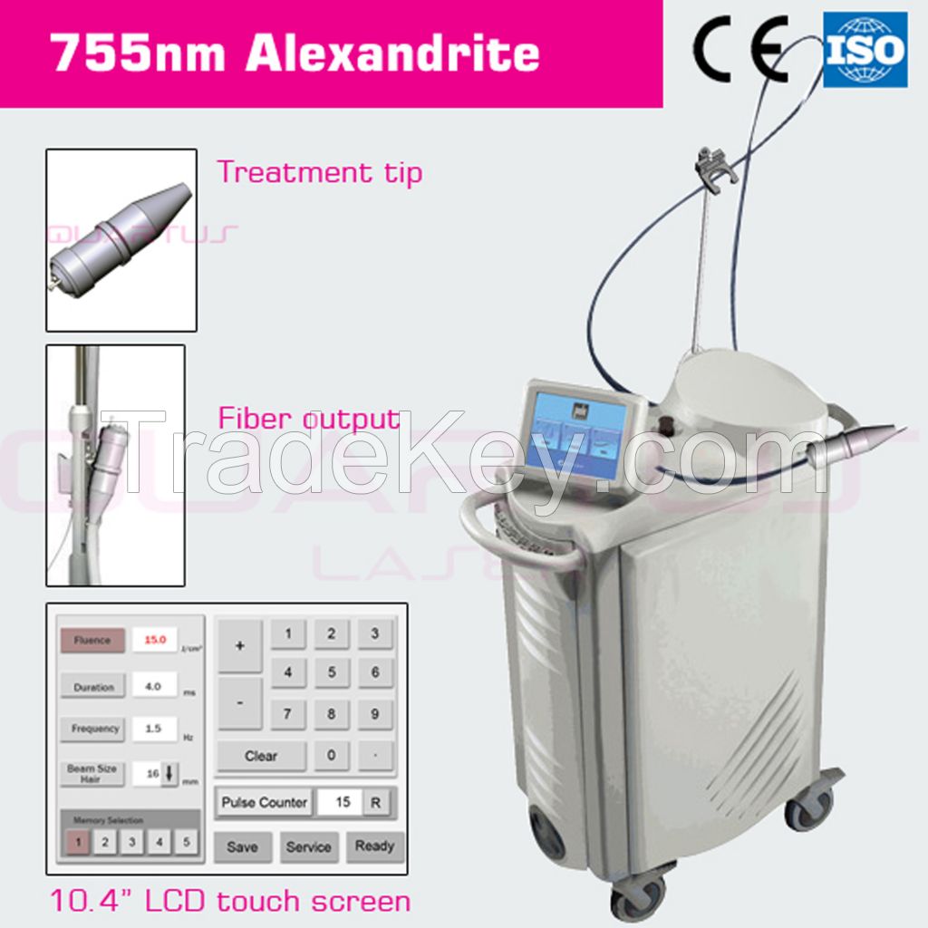 1064nm&amp;755nm Alexandrite laser hair removal machine