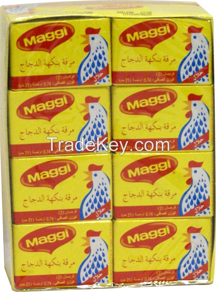 Wholesale Maggi Cube Food Chicken Bouillon Cube HALAL Beef Seasoning Cube Shrimp/Crayfish Soup Cube Like Maggi Cube