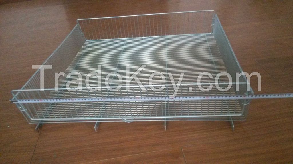 steel wire shelf for Supermarket