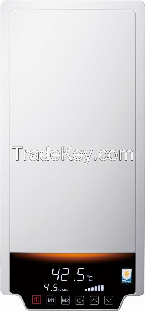 Bare wire thermostatic water heater