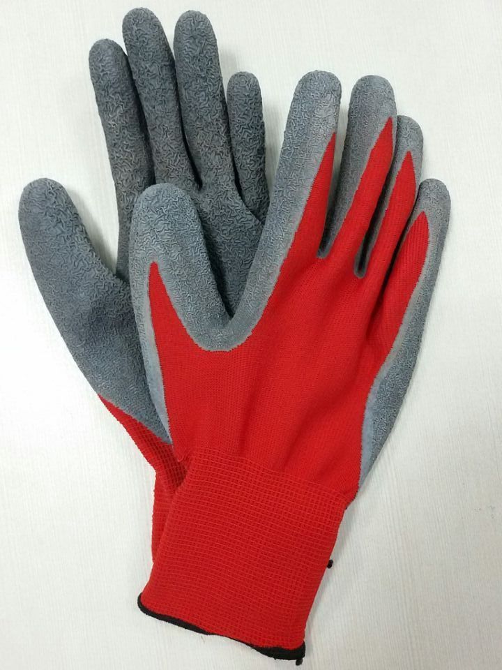 latex palm coated construction glove