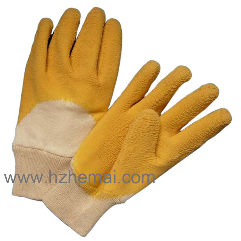 Rough Latex coated Heavy Duty Work safety Gloves