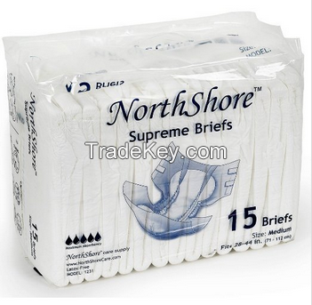 Wholesale disposable adult diaper OEM packaging bags/ OEM adult diaper with customized packaging