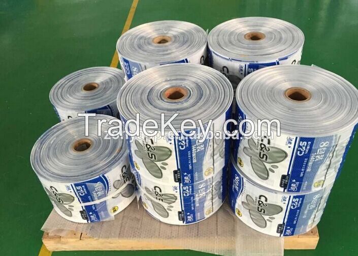 Customized printed tissue paper plastic packaging film