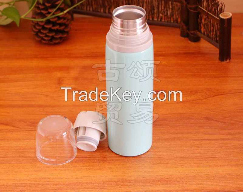 stainless steel vacuum flask with lid