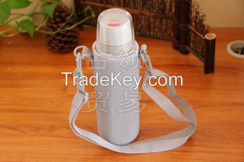 stainless steel vacuum flask with lid