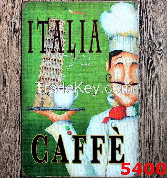 1000 defferent designs of tin sign retro vintage wholesale in stock, Shanghai Guchen Craft Co., Ltd.