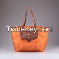 Lady Shoulder Hangbags PU and Nylon Latest Design Manufactory