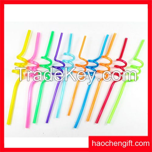 Novelty Drinking Tube Art Straws Hard Plastic Drinking Straw