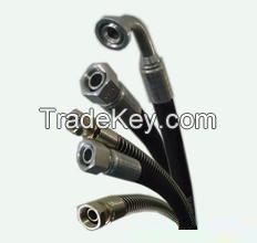 High pressure hydraulic rubber hoses