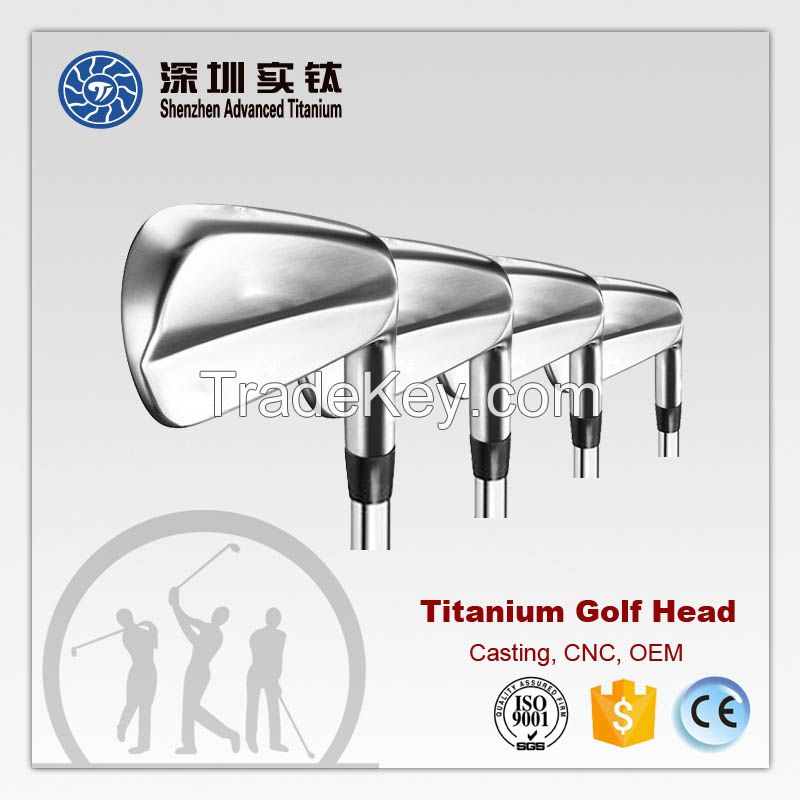 Titanium golf club head casting factory