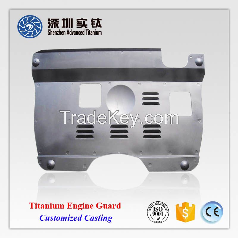 Titanium auto car engine guard hood supplier in China