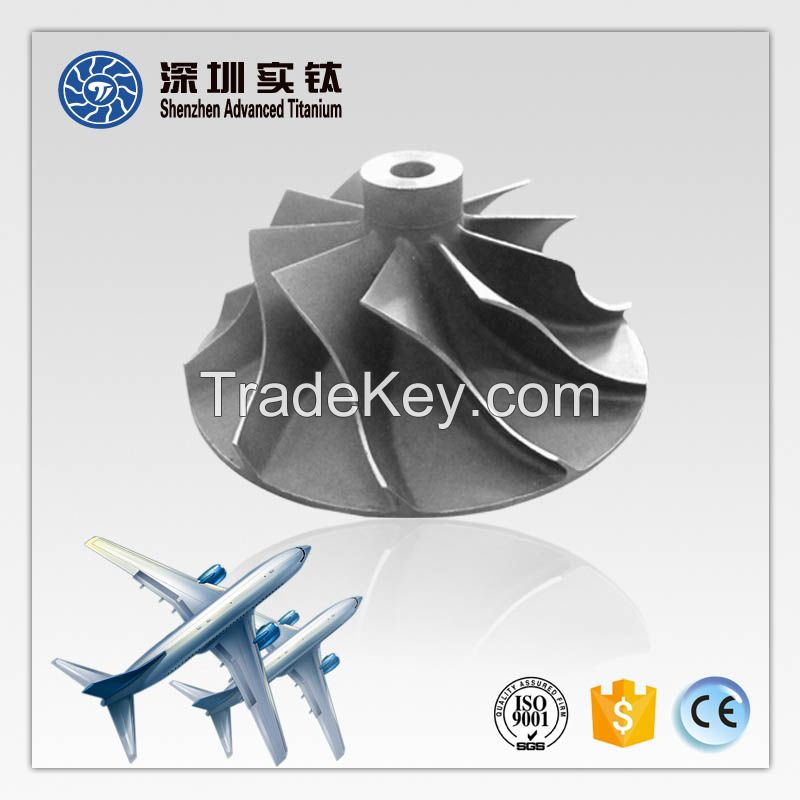 Titanium impeller and turbine casting factory