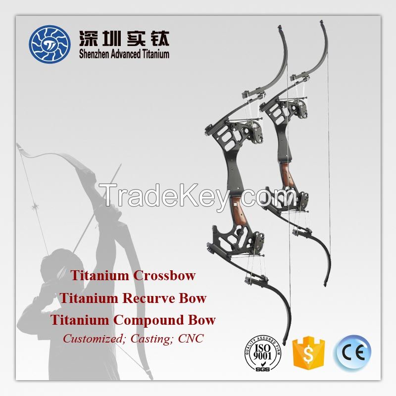 High quality titanium compound bow recurve bow crossbow casting factory