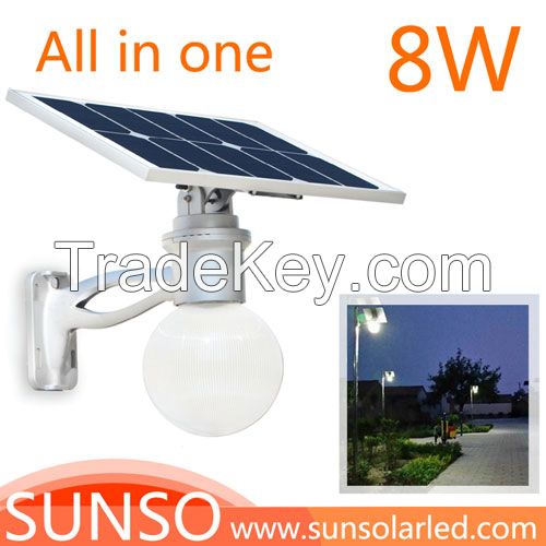 4W All in one solar powered LED pathway, walkway, Path, Exterior light with motion sensor function