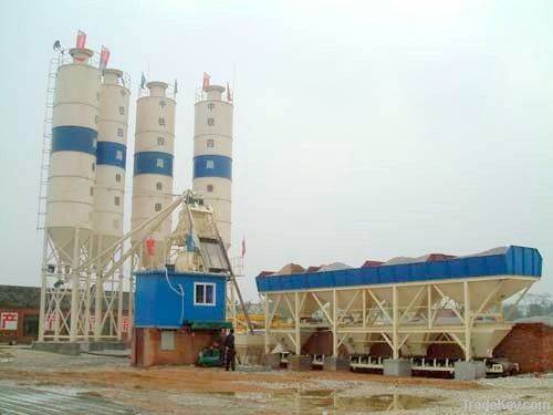 75m3/h precast concrete mixing plant from top brand factory