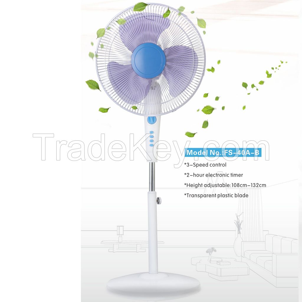 Full Copper motor 16 Inches Electric Stand Fan with Timer