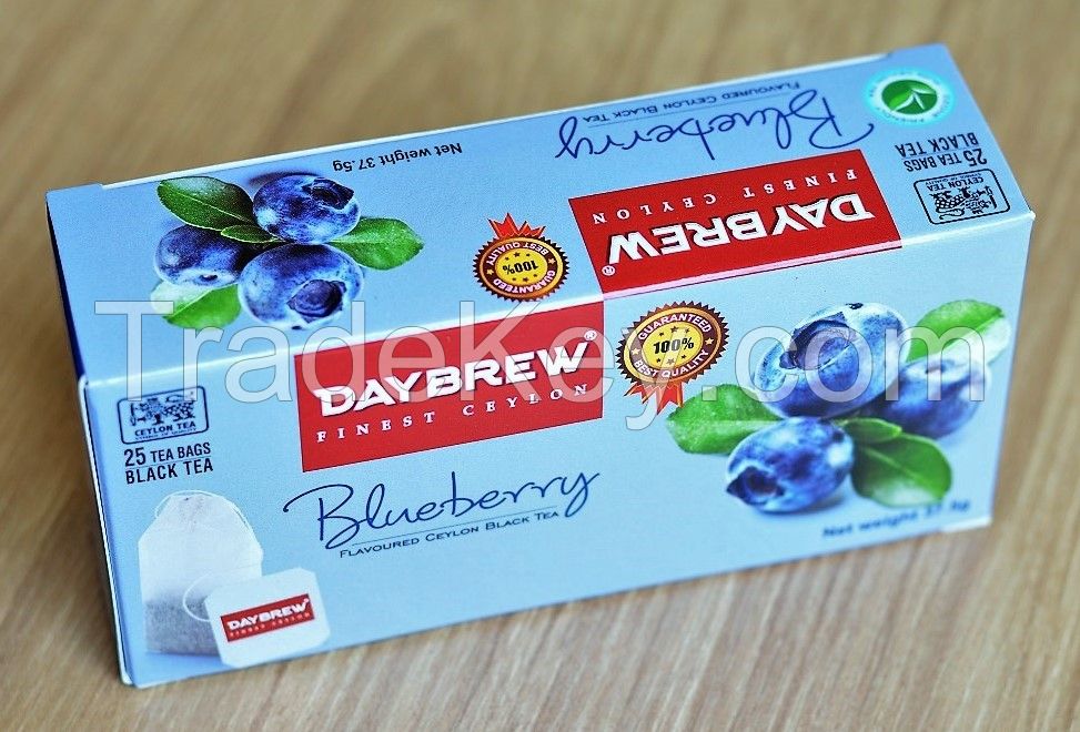 DAYBREW Blueberry Flavoured Black Tea (25 tea bags)