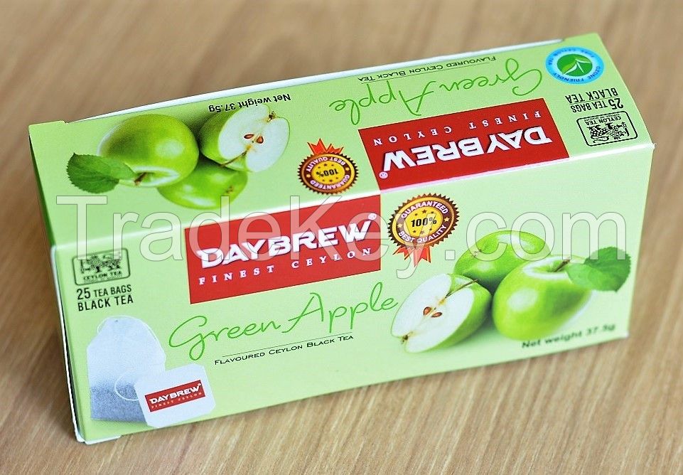 DAYBREW Green Apple Flavoured Black Tea (25 tea bags)