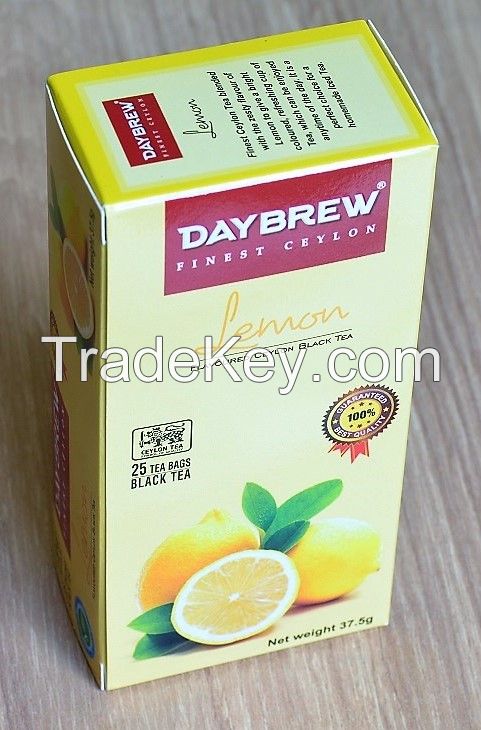 DAYBREW Lemon Flavoured Black Tea (25 tea bags)