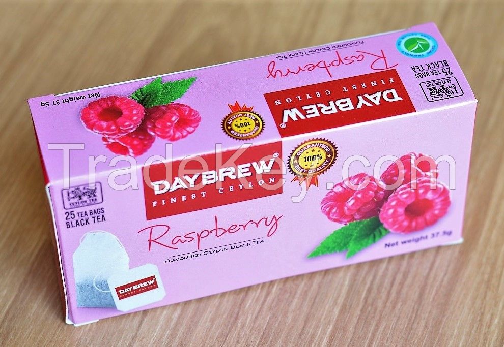 DAYBREW Raspberry Flavoured Black Tea (25 tea bags)