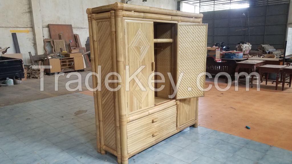 Bali bamboo wardrobe