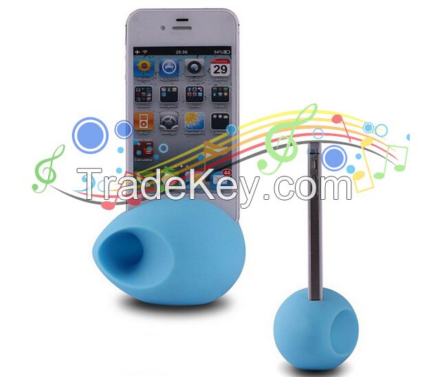 Wireless music egg stander Audio loud speaker amplifier for Cell phone