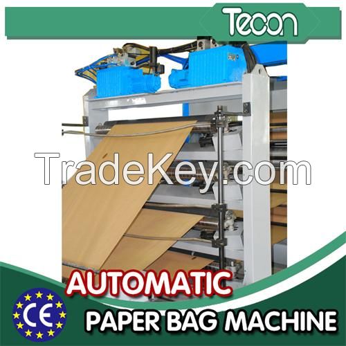 CE Certification Brown Paper Karft Paper Bag Making Machinery with Servo System