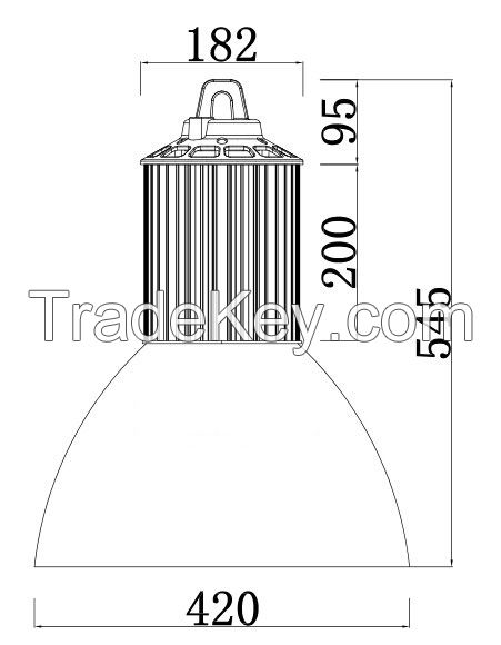 Qinteda High Lumen Cob LED high-bay lights