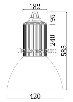 Qinteda High Lumen Cob LED high-bay lights