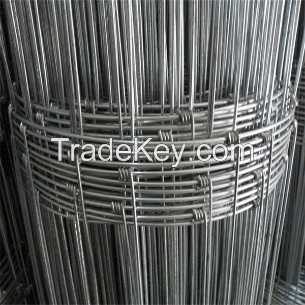 supplier galvanized wire farm fencing mesh fixed knotted netting field fence