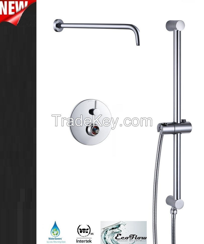 Rail Shower Combo with Pressure Balance Valve