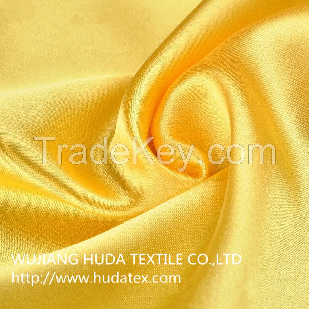 Newest imitated silk satin fabric