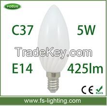 2015 new model good quality high lumen neutral white 5W E14 led bulb with hsaving energy