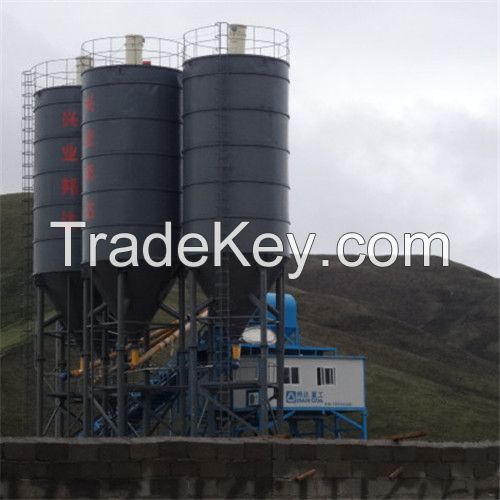 wet mix smart swing setter concrete batching plant