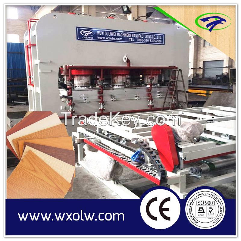 short cycle Lamination hot press machine