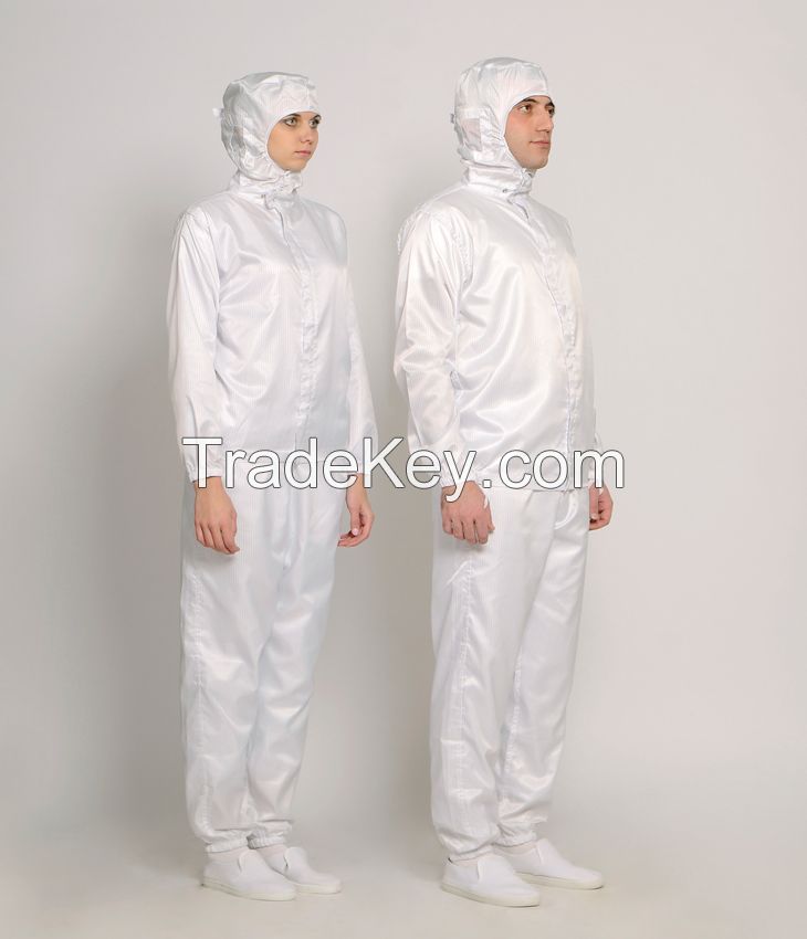 2015 new esd/antistatic anti-bacteria Cleanroom garment/safety coats w