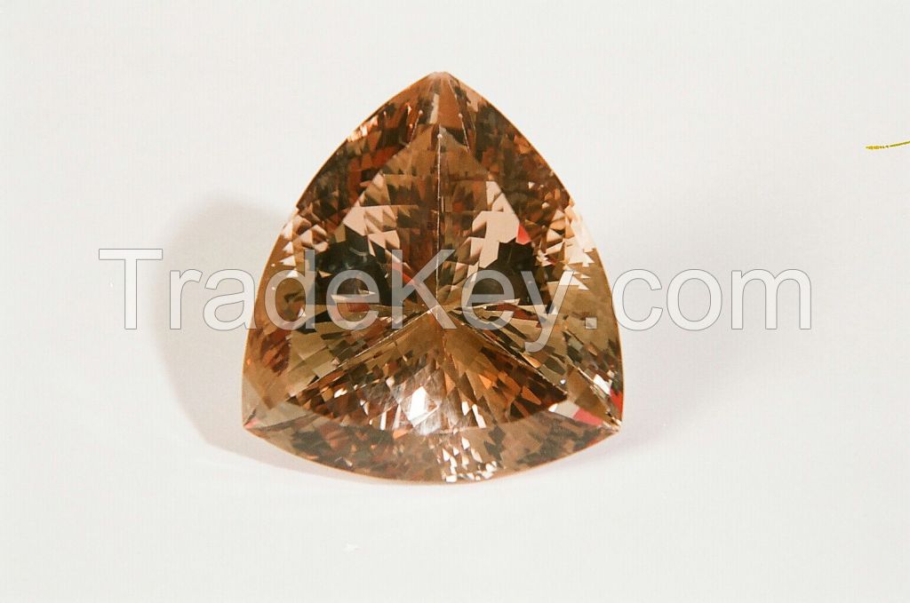 Exclusive 9 Exquisite Natural Brown Topaz stones including the world's largest natural topaz.