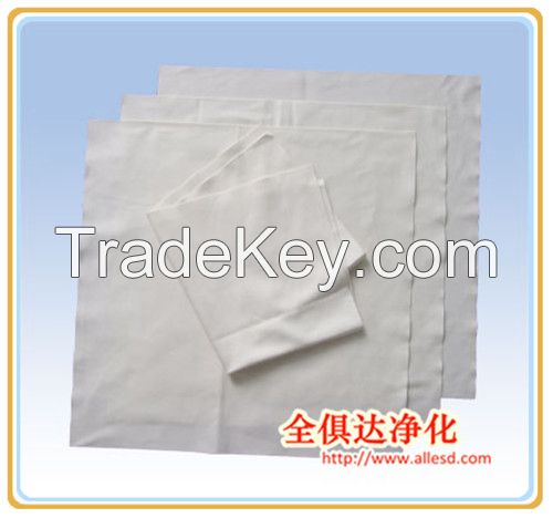 6x6 inch 1009D Laser cut Microfiber Cloth Cleanroom Wipers