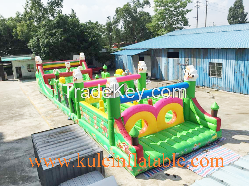 KULE inflatable obstacle course kids obstacle course equipment