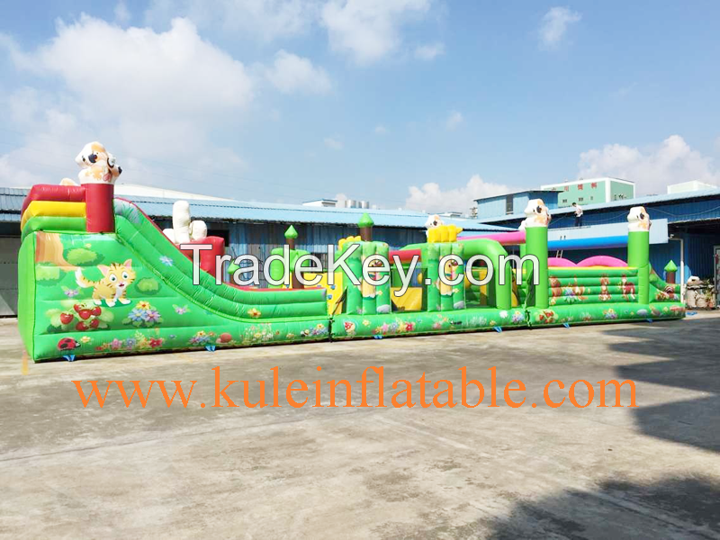 KULE inflatable obstacle course kids obstacle course equipment