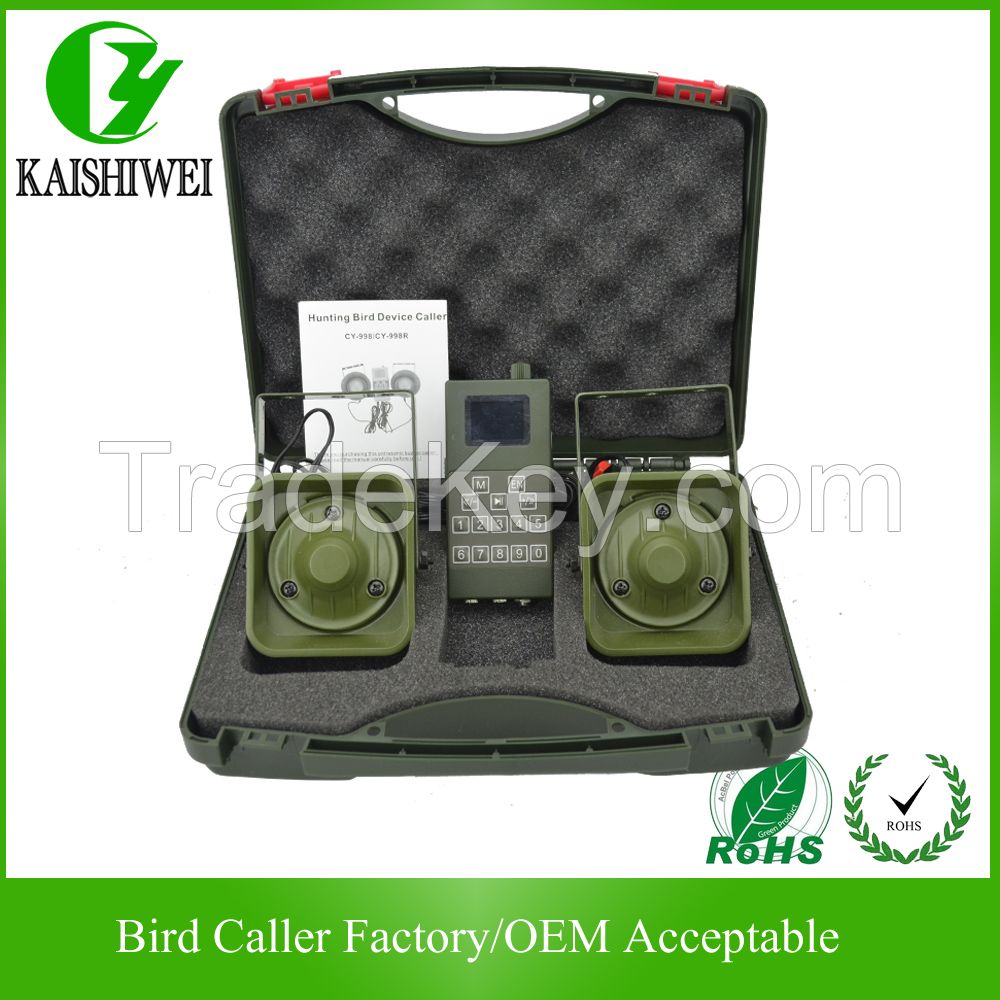 electronic bird call 50w speaker with play two speakers synchronously