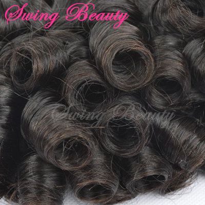 100% Virgin Remy Human Hair Weaving Bundle Extensions Curly Hairs