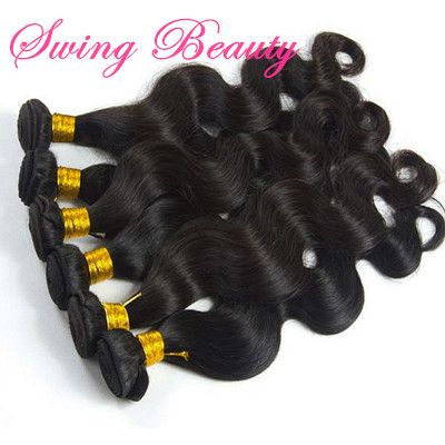 100% Virgin Unprocessed Indian Natural Human Hair Weft Body Wave Weaving Bundles