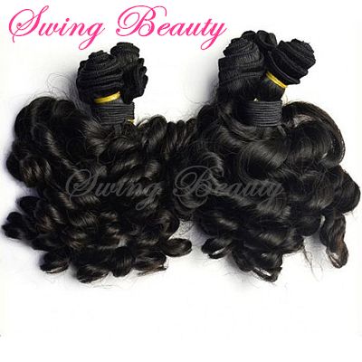 100% Virgin Remy Human Hair Weaving Bundle Extensions Curly Hairs